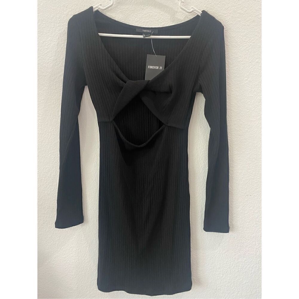 Forever 21 Nwt Black Cut Out Dress Size S